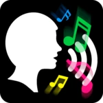 add music to voice android application logo